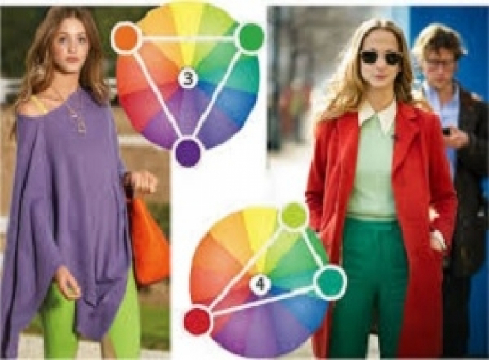 Как научиться гармонично сочетать цвета в одежде