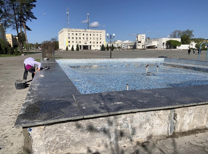Міський фонтан на Центральній площі потребує капітального ремонту